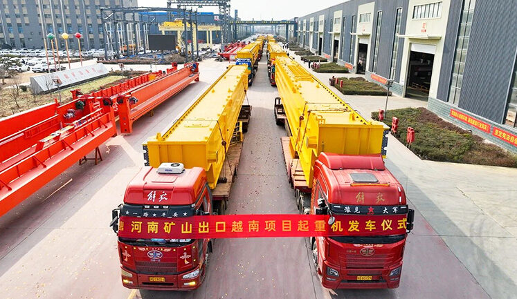 Henan Mining Exports Cranes in Bulk to Vietnam