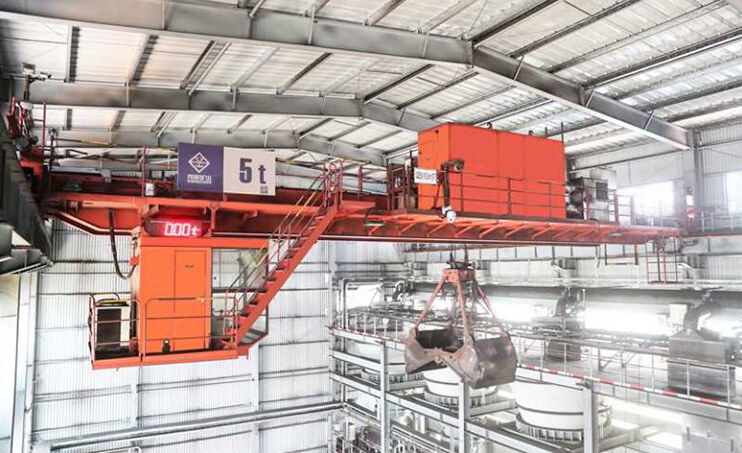 Grab Bucket EOT Crane