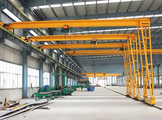 BMH Single Girder Semi Gantry Crane