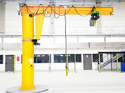 Floor Mounted Slewing jib Crane