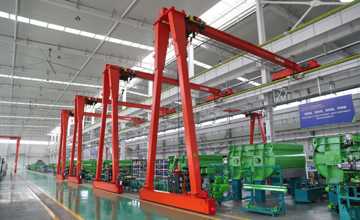 BMH Single Girder Semi Gantry Crane
