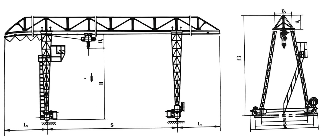 MH-Single-Girder-Truss-Gantry-Crane
