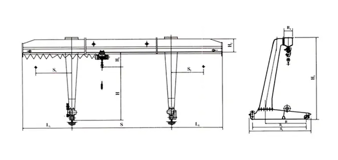Single-Beam-L-Type-Gantry-Crane