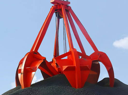 Multi-Flap Orange Peel Grab Bucket